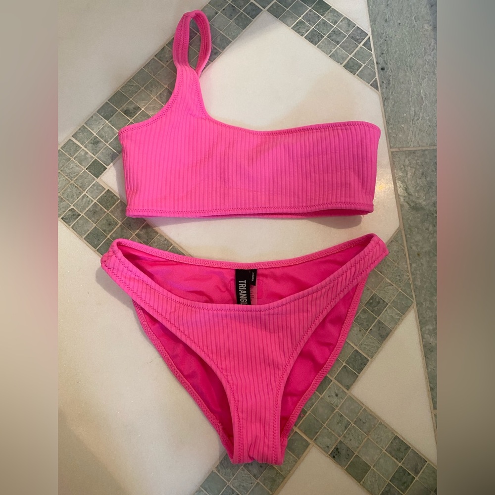 Triangl Hot Pink Bikini, Size XS